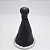 Kit Coifa de Alavanca Com Manoplas de Câmbio Carro Volkswagen Gol G3 1999-2005 Com Bola / ARO CROMADO / Cor: GRAFITE RESINA PRETA - Imagem 2