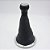 Kit Coifa de Alavanca Com Manoplas de Câmbio Carro Volkswagen Gol G3 1999-2005 Com Bola / ARO CROMADO / Cor: GRAFITE RESINA PRATA - Imagem 2
