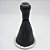Kit Coifa de Alavanca Com Manoplas de Câmbio Carro Volkswagen Gol G3 1999-2005 Com Bola / ARO CROMADO / Cor: GRAFITE - Imagem 1