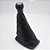 Kit Coifa de Alavanca Com Manoplas de Câmbio Carro Volkswagen Santana 1989-1999 Com Base Longa Com Bola / Cor: PRETO RESINA PRATA - Imagem 2