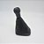 Kit Coifa de Alavanca Com Manoplas de Câmbio Carro Volkswagen Gol / Parati / Saveiro 1987-1999 Base Curta Com Bola / Cor: PRETO RESINA PRETA - Imagem 2