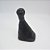 Kit Coifa de Alavanca Com Manoplas de Câmbio Carro Volkswagen Gol / Parati / Saveiro 1987-1999 Base Curta Com Bola / Cor: PRETO ARO PRETO - Imagem 2