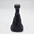 Kit Coifa de Alavanca Com Manoplas de Câmbio Carro Volkswagen Gol / Parati / Saveiro G4 2005-2014 Com Base Com Bola / Cor: PRETA RESINA PRETA - Imagem 2