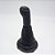 Kit Coifa de Alavanca Com Manoplas de Câmbio Carro Volkswagen Gol / Voyage / Saveiro 2008-2013 / Fox 2003-2009 Com Bola COM ARO PRETO / Cor: PRETO (C/ ARO PRETO) - Imagem 1
