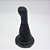 Kit Coifa de Alavanca Com Manoplas de Câmbio Carro Volkswagen Gol / Voyage / Saveiro 2008-2013 / Fox 2003-2009 Com Bola COM ARO PRETO / Cor: PRETO SEM RESINA - Imagem 1