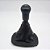Kit Coifa de Alavanca Com Manoplas de Câmbio Carro Volkswagen Golf 1998-2007 / A3 1997-2000 Com Bola / Cor: PRETO (C/ ARO PRETO) - Imagem 1