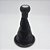 Kit Coifa de Alavanca Com Manoplas de Câmbio Carro Volkswagen Gol G3 1999-2005 Com Bola / Cor: PRETO COM ARO PRETO - LENTE PRATA - Imagem 1