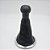 Kit Coifa de Alavanca Com Manoplas de Câmbio Carro Volkswagen Gol G3 1999-2005 Com Bola / Cor: PRETO COM ARO CROMADO - LENTE PRETA - Imagem 1