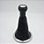 Kit Coifa de Alavanca Com Manoplas de Câmbio Carro Volkswagen Gol G3 1999-2005 Com Bola / Cor: PRETO COM ARO CROMADO - LENTE PRATA - Imagem 2