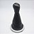 Kit Coifa de Alavanca Com Manoplas de Câmbio Carro Volkswagen Gol / Voyage / Saveiro G4/G5 2014-2019 / Cor: PRETO - ARO PRATA - Imagem 1