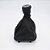 Kit Coifa de Alavanca Com Manoplas de Câmbio Carro Fiat Punto 2008-2017 / Linea 2009-2016 Com Base Preta Com Bola Preta / Cor: PRETA - ANEL PRATA - Imagem 1