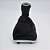 Kit Coifa de Alavanca Com Manoplas de Câmbio Carro Fiat Punto 2008-2017 / Linea 2009-2016 Com Base Prata Com Bola Preta / Cor: PRETA - ANEL PRATA - Imagem 2