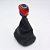 Kit Coifa de Alavanca Com Manoplas de Câmbio Carro Fiat Mobi 2016-2021 Com Base Com Bola Preta / Cor: PRETA - ACABAMENTO VERMELHO - Imagem 2