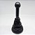 Kit Coifa de Alavanca Com Manoplas de Câmbio Carro Ford Ecosport 2003-2006 Com Aro Preto Com Bola / Cor: PRETO - LENTE PRETA - Imagem 1