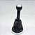 Kit Coifa de Alavanca Com Manoplas de Câmbio Carro Ford Ecosport 2003-2011 Com Aro Cromado Com Bola / Cor: PRETO - LENTE PRETA - Imagem 1