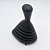 Kit Coifa de Alavanca Com Manoplas de Câmbio Carro Ford Fiesta Street 2001-2006 / Courier 2001-2013 Com Bola Com Base / Cor: PRETA - SEM RESINA - Imagem 3