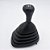 Kit Coifa de Alavanca Com Manoplas de Câmbio Carro Ford Fiesta Street 2001-2006 / Courier 2001-2013 Com Bola Com Base / Cor: PRETA - RESINA PRETA - Imagem 3