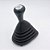 Kit Coifa de Alavanca Com Manoplas de Câmbio Carro Ford Fiesta Street 2001-2006 / Courier 2001-2013 Com Bola Com Base / Cor: PRETA - RESINA PRATA - Imagem 1