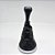 Kit Coifa de Alavanca Com Manoplas de Câmbio Carro Ford Fiesta 2003-2011 Com Aro Prata Com Bola Preta / Cor: PRETA - LENTE PRATA - Imagem 1