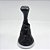 Kit Coifa de Alavanca Com Manoplas de Câmbio Carro Ford Fiesta 2003-2011 Com Aro Prata Com Bola Cinza / Cor: PRETA - LENTE PRETA - Imagem 2