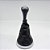 Kit Coifa de Alavanca Com Manoplas de Câmbio Carro Ford Fiesta 2003-2011 Com Aro Prata Com Bola Cinza / Cor: PRETA - LENTE PRATA - Imagem 1