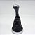 Kit Coifa de Alavanca Com Manoplas de Câmbio Carro Ford Fiesta 2003-2011 Com Aro Prata Com Bola Cinza / Cor: PRETA - LENTE PRATA - Imagem 2