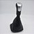 Kit Coifa de Alavanca Com Manoplas de Câmbio Carro Ford KA 2008-2013 Com Base Com Bola / Cor: PRETA - LENTE PRATA - Imagem 2