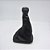 Kit Coifa de Alavanca Com Manoplas de Câmbio Carro Chevrolet Celta 2000-2011 5M Com Base Com Bola / Cor: PRETO - LENTE PRETA - Imagem 1