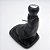 Kit Coifa de Alavanca Com Manoplas de Câmbio Carro Chevrolet Astra 1999-2011 5M Com Base Com Bola / Cor: PRETO - LENTE PRATA - Imagem 3