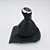 Kit Coifa de Alavanca Com Manoplas de Câmbio Carro Chevrolet Onix / Prisma 2013-2019 PRETA COM AZUL BASE PRETA / Cor: PRETA CROMADA ( ENC. PRESSÃO) - Imagem 2
