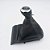 Kit Coifa de Alavanca Com Manoplas de Câmbio Carro Chevrolet Onix / Prisma 2013-2019 PRETA COM CINZA BASE PRETA / Cor: PRETA  CROMADA (ENC. PRESSÃO) - Imagem 2