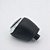 Kit Coifa de Alavanca Com Manoplas de Câmbio Carro Chevrolet Onix / Prisma 2013-2019 PRETA COM CINZA BASE PRETA / Cor: PRETA  CROMADA (ENC. PARAFUSO) - Imagem 1