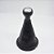 Kit Coifa de Alavanca Com Manoplas de Câmbio Carro Citroen C3 2004-2012 Com Base Com Bola Tampa CROMADA / Cor: ARO PRETO - Imagem 2