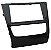 Kit Moldura Black Piano Camera Central Multimidia Voyage Saveiro G6 - Imagem 3