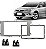Moldura 2 Din Modelo Painel Ford Focus Prata Ano 2009 2010 2011 2012 2013 - Imagem 1