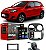 Painel Multimidia Moldura Grafite Novo Palio CarPlay Ano 2013 2014 2015 2016 2017 2018 - Imagem 1