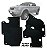 Para Barro Guarda Pó Para lama Caixa Roda L200 Sport 2007 2008 Kit Duas Rodas - Imagem 1
