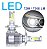 Lâmpadas Kit Led Farol Alto Baixo Gol Saveiro Voyage G7 G8 H1 + H7 - Imagem 7