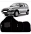 Jogo Tapete Uno 2008 A 2013 Preto Carpete Personalizado Logo - Imagem 1