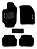 Jogo Tapetes Scenic 1999 A 2011 Carpete Preto Personalizado - Imagem 3