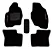Jogo De Tapetes Pajero Tr4 2001 A 2015 Logo Bordado Original - Imagem 3