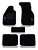 Jogo De Tapete Carpete Fusca 59 60 61 92 A 93 94 95 96 Preto - Imagem 3
