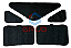 Forro Manta Do Capô Motor Ford F1000 1972-1991 Adesivada - Imagem 3