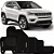 Jogo De Tapetes Logo Jeep Compass 2016 2017 2018 2019 Preto - Imagem 1