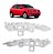 Suporte Par Guia De Para-choque Gol G6 2013 A 2016 Dianteiro - Imagem 1