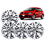 Jogo 4 Calotas Universal Aro 13p Modelo Gol G7 2017/18 (cubo Alto) Parafuso - Imagem 1