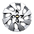 Jogo 4 Calotas Universal Aro 15p Modelo Onix/prisma 2014/16 (cubo Padr O) Parafuso - Imagem 5