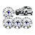 Jogo 4 Calotas Universal Aro 14p Modelo Fiesta Hatch/sedan 2011/13 (cubo Baixo) Parafuso - Imagem 2
