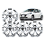 Jogo 4 Calota  Universal Aro 14p Mod Peugeot 206/207/208 - 2015/16 (cubo Baixo) Parafuso - Imagem 1