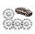 Jogo 4 Calotas Universal Aro 15p Mod Hb20 Hatch/sedan 2016/18 (cubo Padr O) - Imagem 1